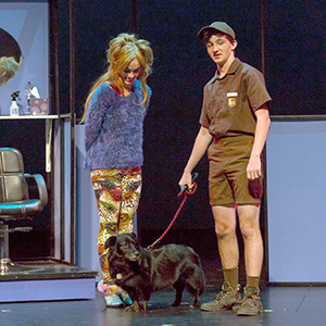George as 'Rufus' in Legally Blonde at Booth Tarkington Civic Theatre